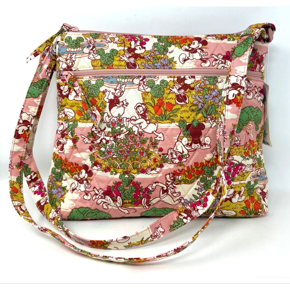 Vera Bradley Mickey’s Promenade Original Zip Hipster Crossbody Bag EXACT NWT